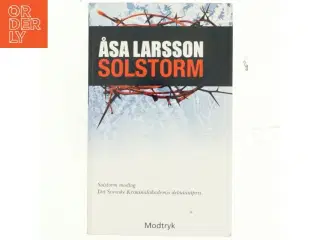 Solstorm af Åsa Larsson (Bog)