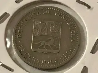 25 Centimos Venezuela 1965