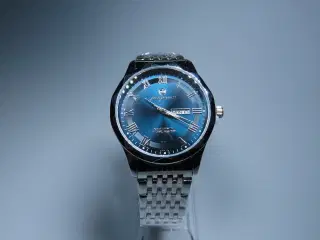Quartz ur blå 