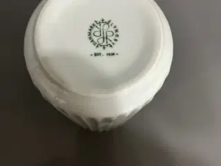 Klassisk Lyngby Vase – Hvid – 15 cm