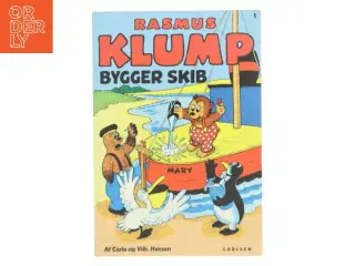 Rasmus Klump bygger skib af Carla og Vilh. Hansen (Bog)