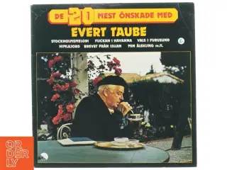 Evert Taube LP fra Warner Bros. Records (str. 31 x 31 cm)