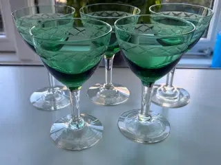 EJBY portvin, likør, cognac - 36 stk.-  Holmegaard