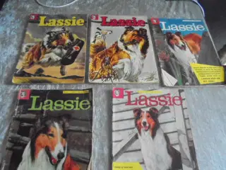 Lassie – 9 tegneseriehæfter fra 1960-62  