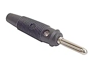 Bananstik 4mm i sort