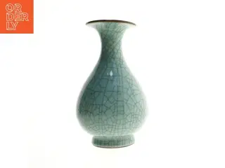 Stor vase med krakeleret effekt (str. 32 cm)