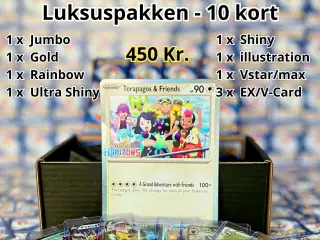 🔥 Pokémon Gaveæsker med Sjældne Kort 🔥