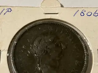 1 Penny England 1806 - Bad condition