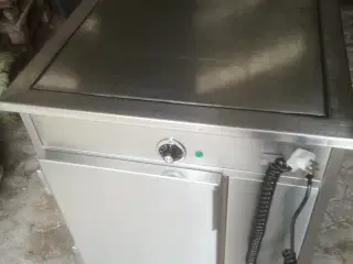 Varmeplade/varmebord i rustfri Stål. 
