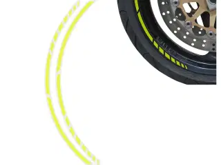 Fælgbånd til MC NEON yellow
