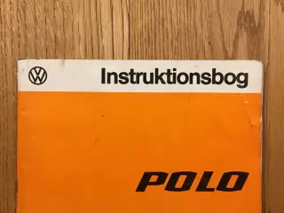 årg1978 VW Polo Instruktionsbog
