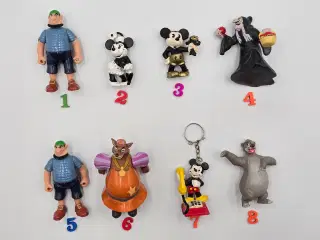 Disney figurer sælges til 20,- pr. stk.