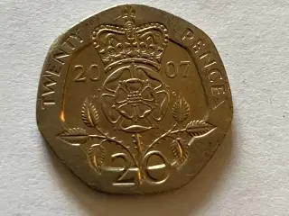 20 Pence England 2007