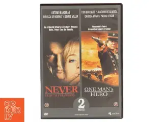 DVD Film Sæt - Never Talk To Strangers og One Man&#39;s Hero fra Scanbox