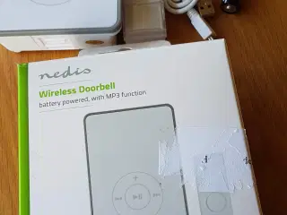 Nedis trådløs dørklokke med MP3-funktion
