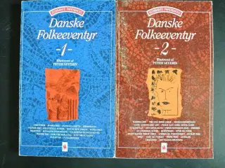 danske folkeeventyr 1-2, ill. af peter severin