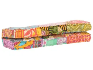 Hynde til pallesofa stof patchwork flerfarvet
