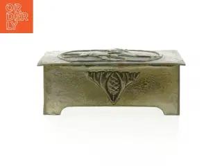 Dekorativ æske med mønstret låg (str. 15x11x5 cm)