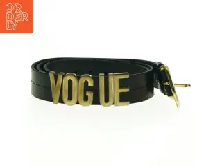 Sort VOGUE bælte (str. 108 cm)