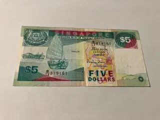 5 Dollars Singapore