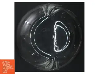 Gennemsigtig glas skål (str. Ø. 20 cm)