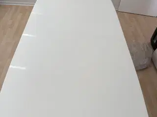 Spisebord/Konferencebord i hvid laminat