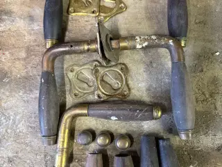 Diverse Messing dørgreb