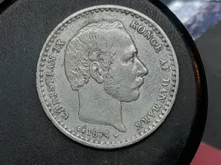 25 øre 1874 sølv