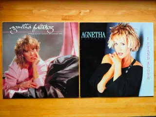 2x LP plader med Agnetha Fältskog