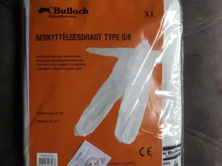 Beskyttelsesdragt str. XL - hvid - Bulloch Helt ny