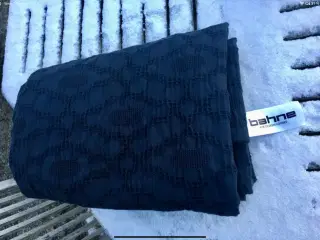 Bahne Sengetæppe 150 x 260 cm Antracitgrå / Sort  