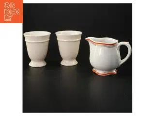Kaffekop sæt med flødekande fra Arabia (str. 9 cm)