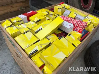 Assoteret lot med fjedrebenslejre Triscan