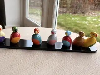 Kaj Bojesen spurve på planke