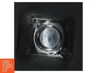 Glasvase (str. H. 9,5 cm. b. 10 cm)