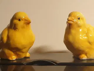 2 Påskekyllinger med 2 lam og Uldfår  