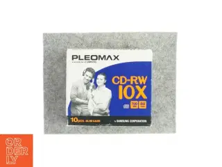 CD-RW 10x 10 pics slim case fra Samsung