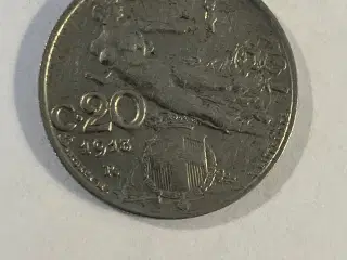 20 Centesimi Italy 1913