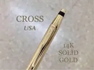 Cross pen for miliardærer i guld