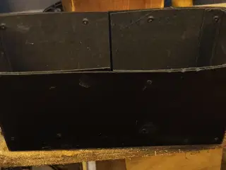 Kasse sorte retro til reoler forskellig størrelse.