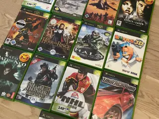 Xbox velholdt og komplet m spil