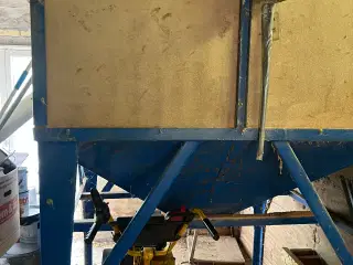Silo 6,5 - 7 m3 cyklon og afsugning