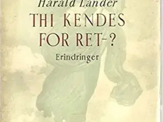 thi kendes for ret-? skrevet af harald lander