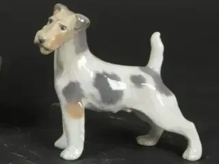 Ruhåret Terrier, Royal Copenhagen hundefigur 