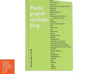 Pædagogisk opslagsbog : alfabetisk ordnet (Bog)