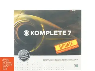 Komplete 7 - the komplete instruments and effects selection fra Native Instruments (str. 28 x 25 cm)