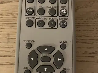 Projector remote control