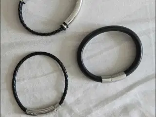 Lækre armbånd til herrer. Med magnetlukning
