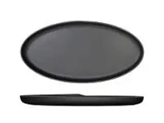 5 stk. Fad melamin mat sort B475 x D240 x H35mm Copenhagen