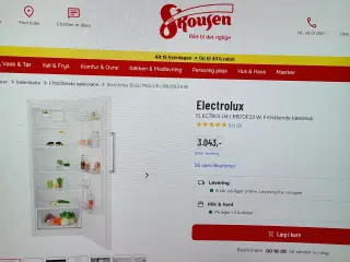 Køleskab fritstående